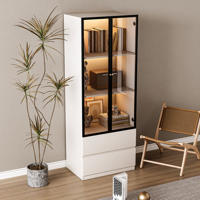 July Tall Crockery Unit | White