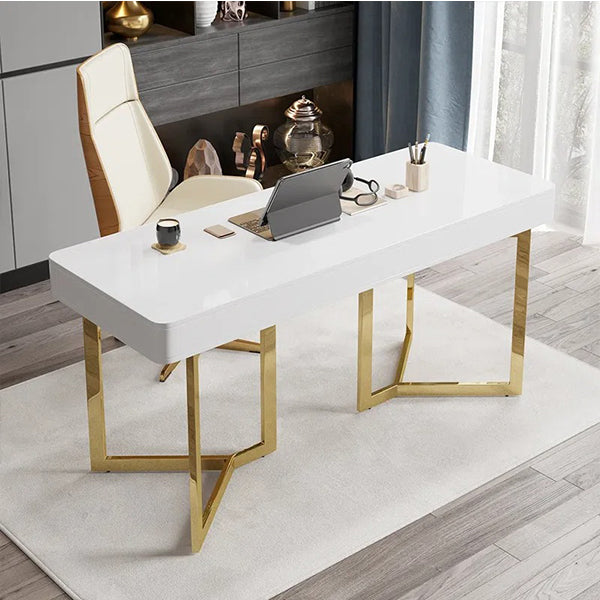 Zayn Study Table | White