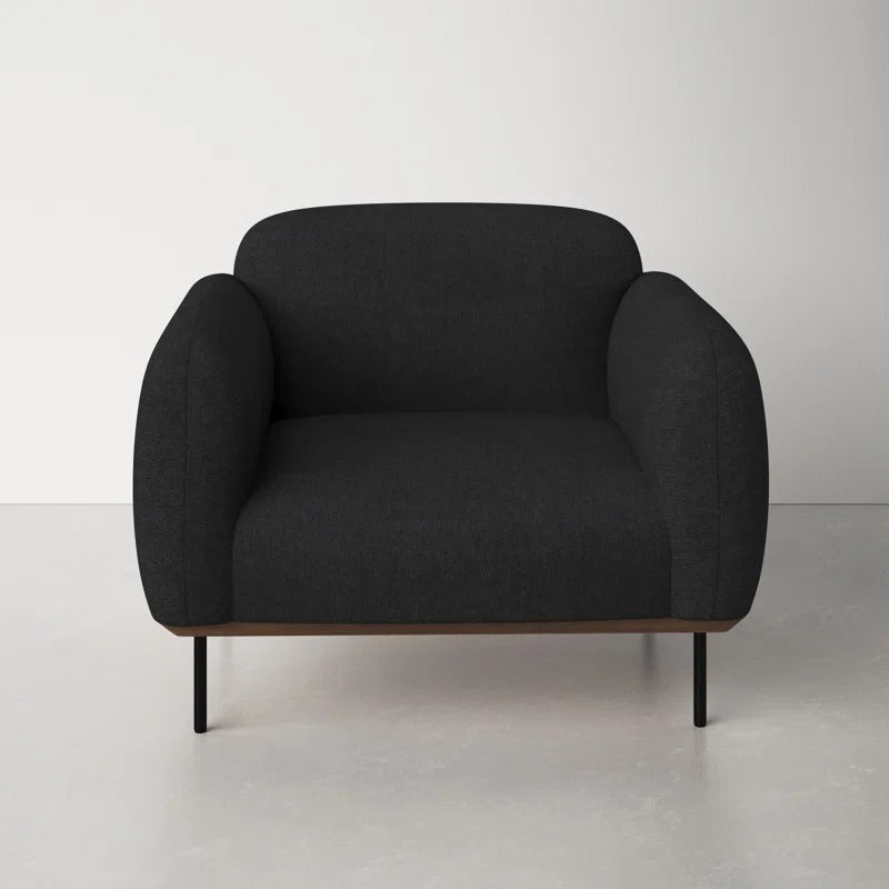 Rivet Sofa | 1 Seater | Charcoal