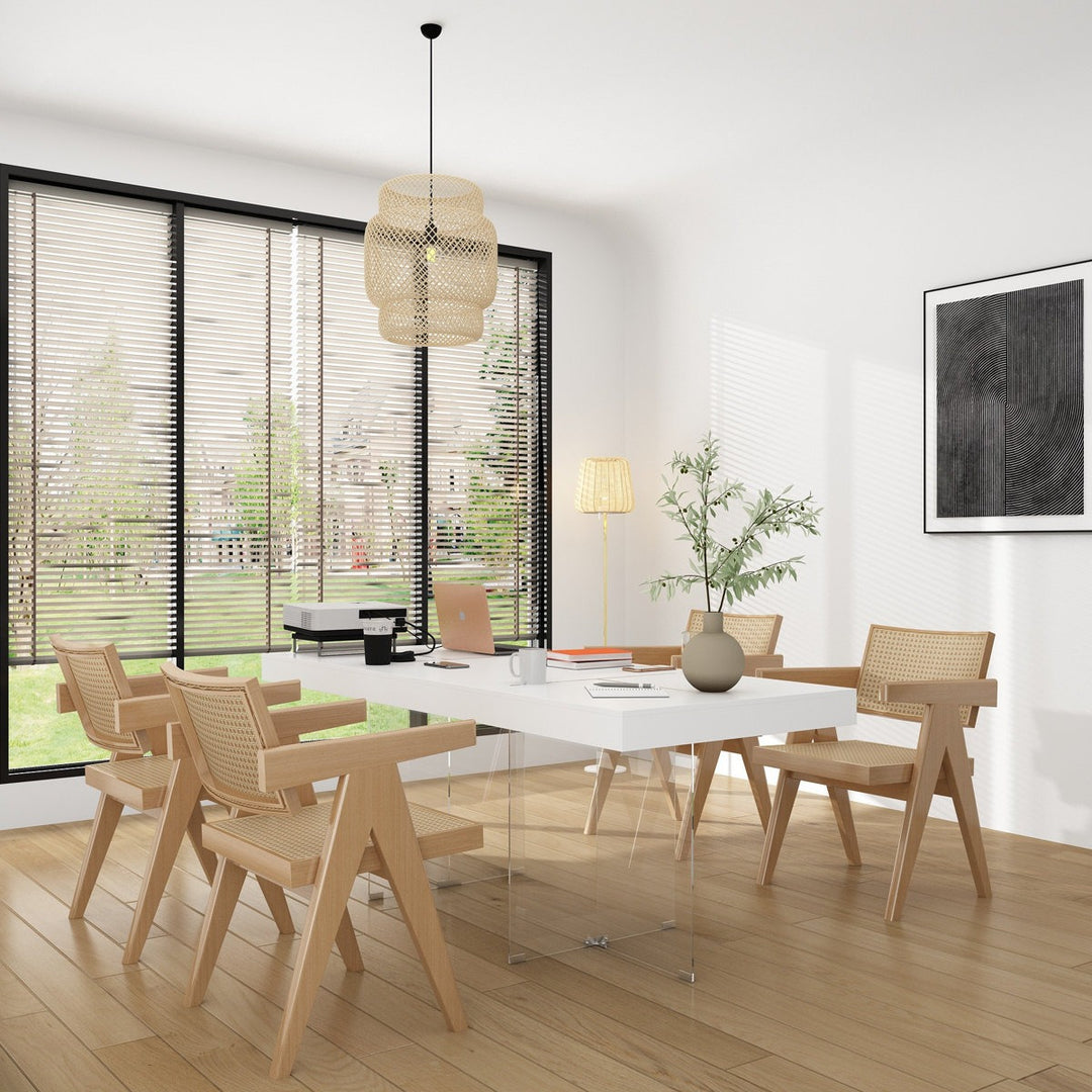 Yemi Meeting Table | White