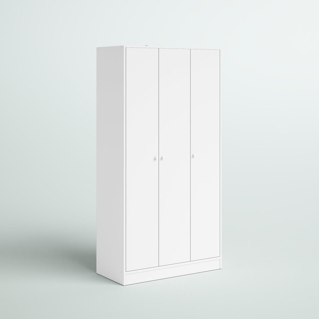 Umi  3 Door Wardrobe | White