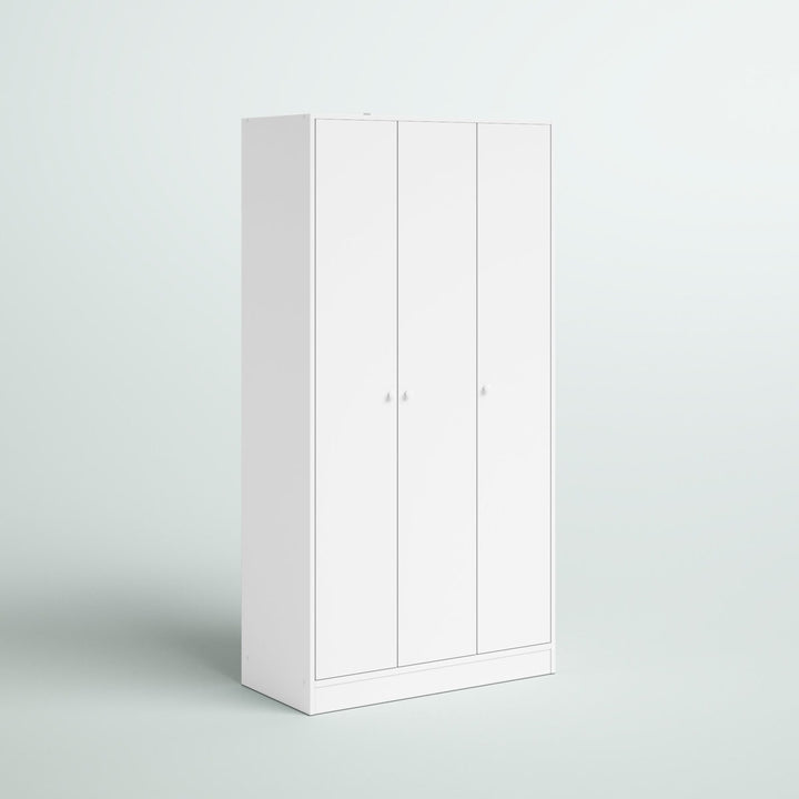 Umi  3 Door Wardrobe | White
