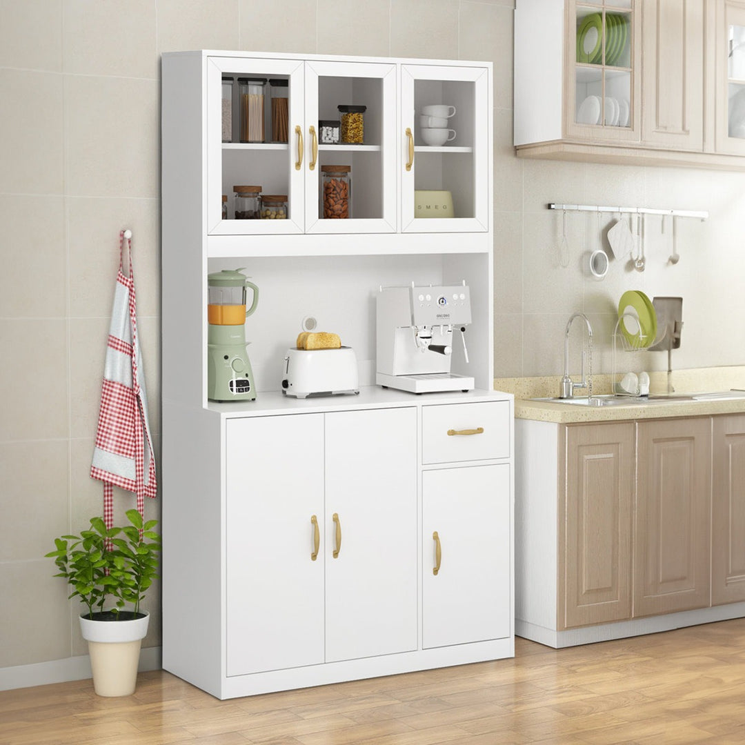 Ren Tall Crockery Unit | White