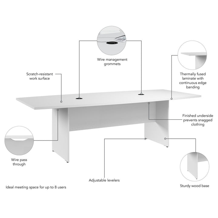 Veya Meeting Table | White