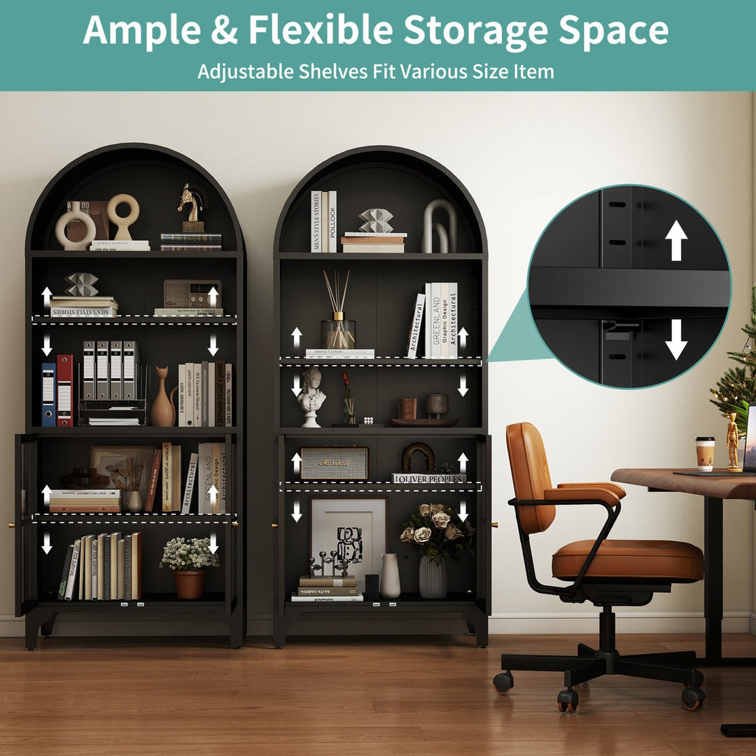 Masuru Tall Crockery Unit | Black