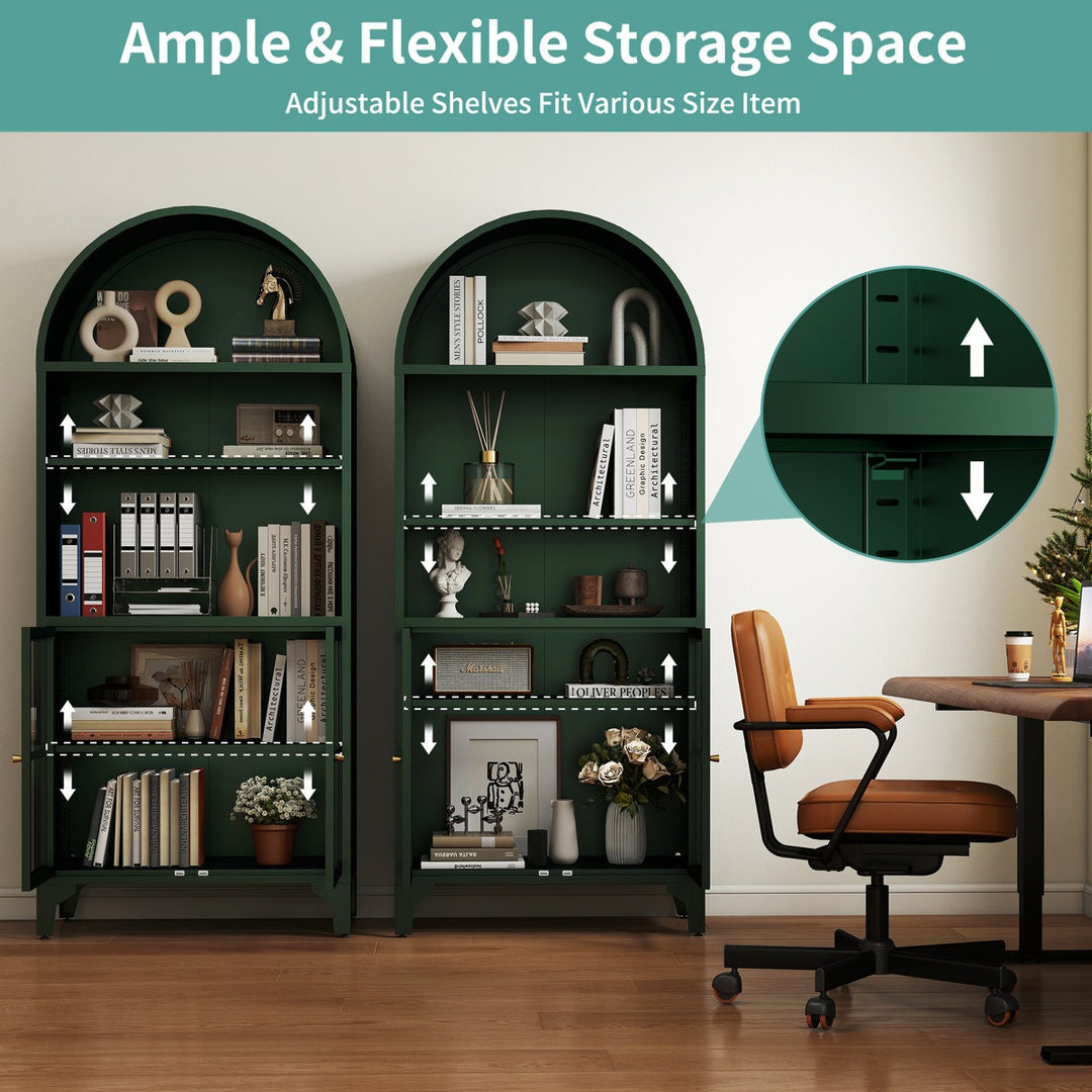Masuru Tall Crockery Unit | Green