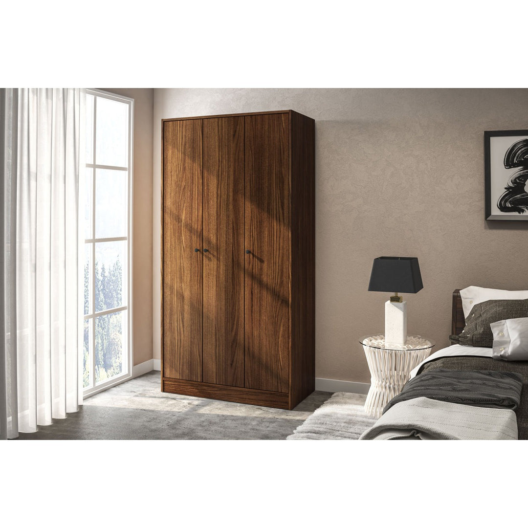 Umi  3 Door Wardrobe | Brown