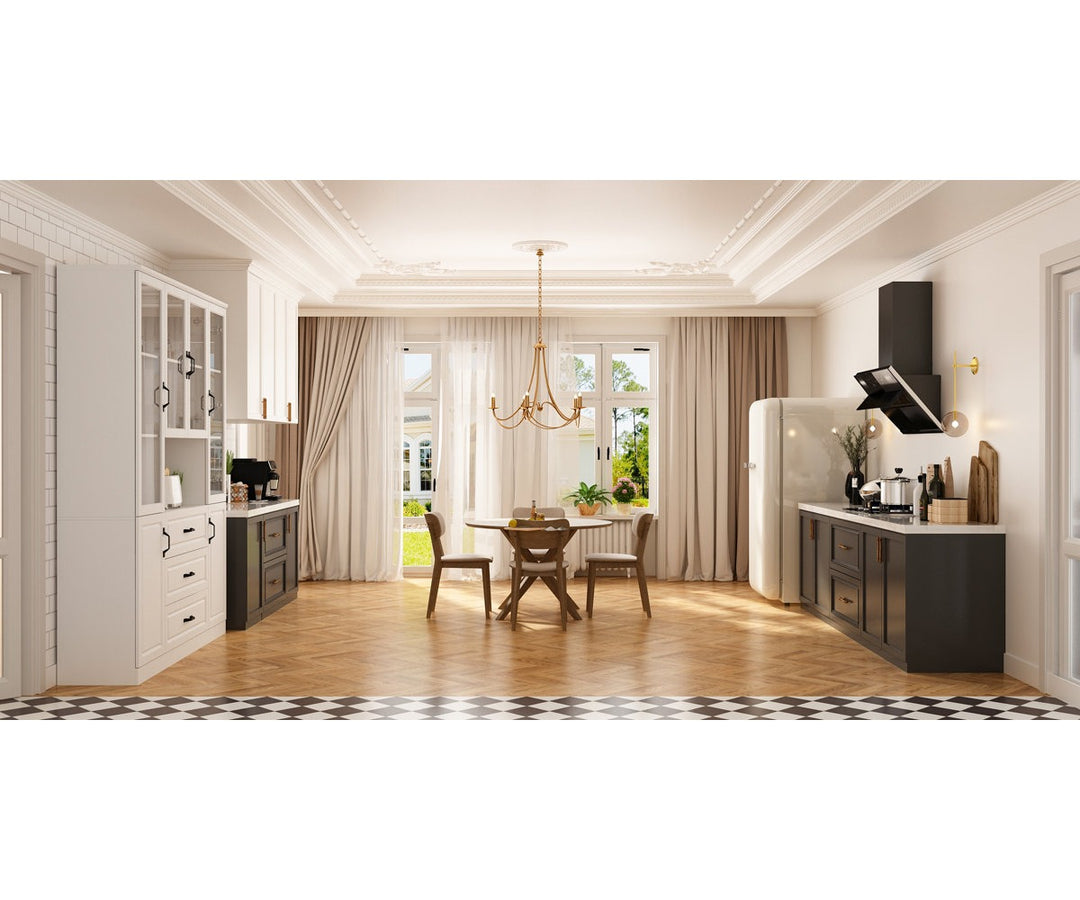 Daiki Tall Crockery Unit | White