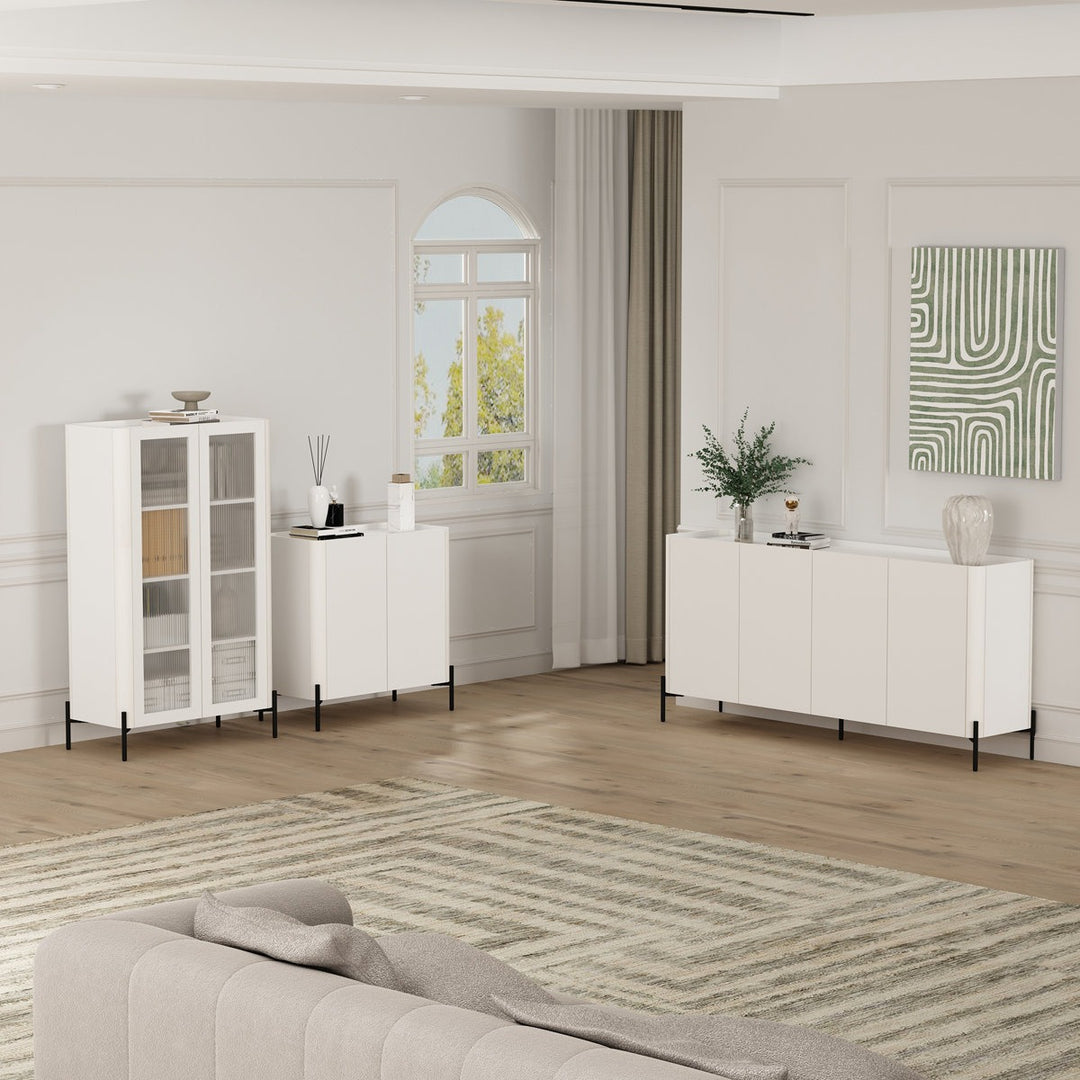 Duty  Tall Crockery Unit | White