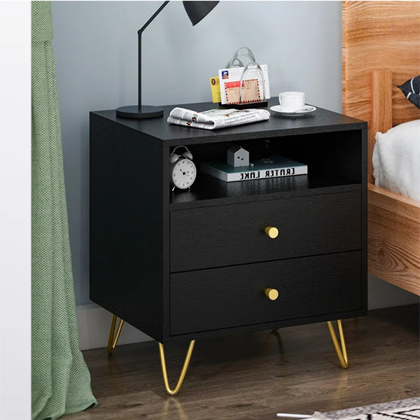 Andrew Bedside Table | Black