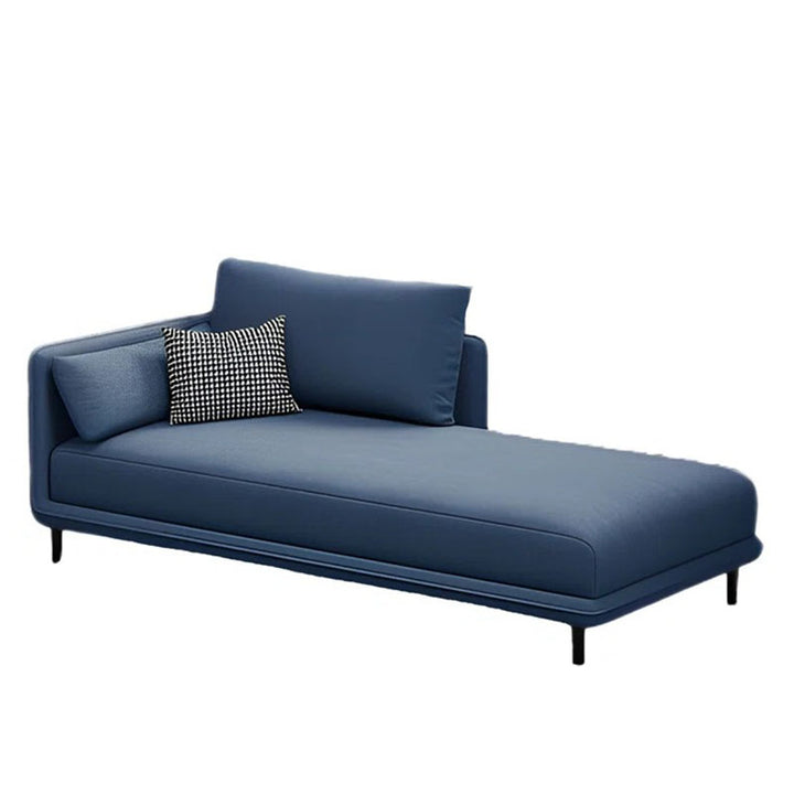 Derek Chaise Lounge | Blue | Facing Left