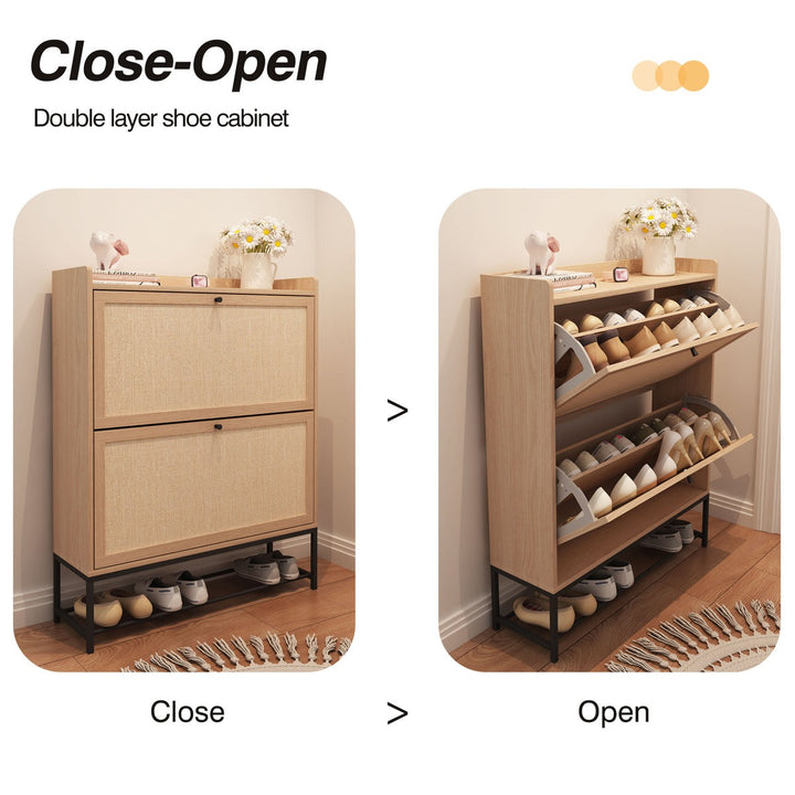 Halyna  Shoes Rack | Beige