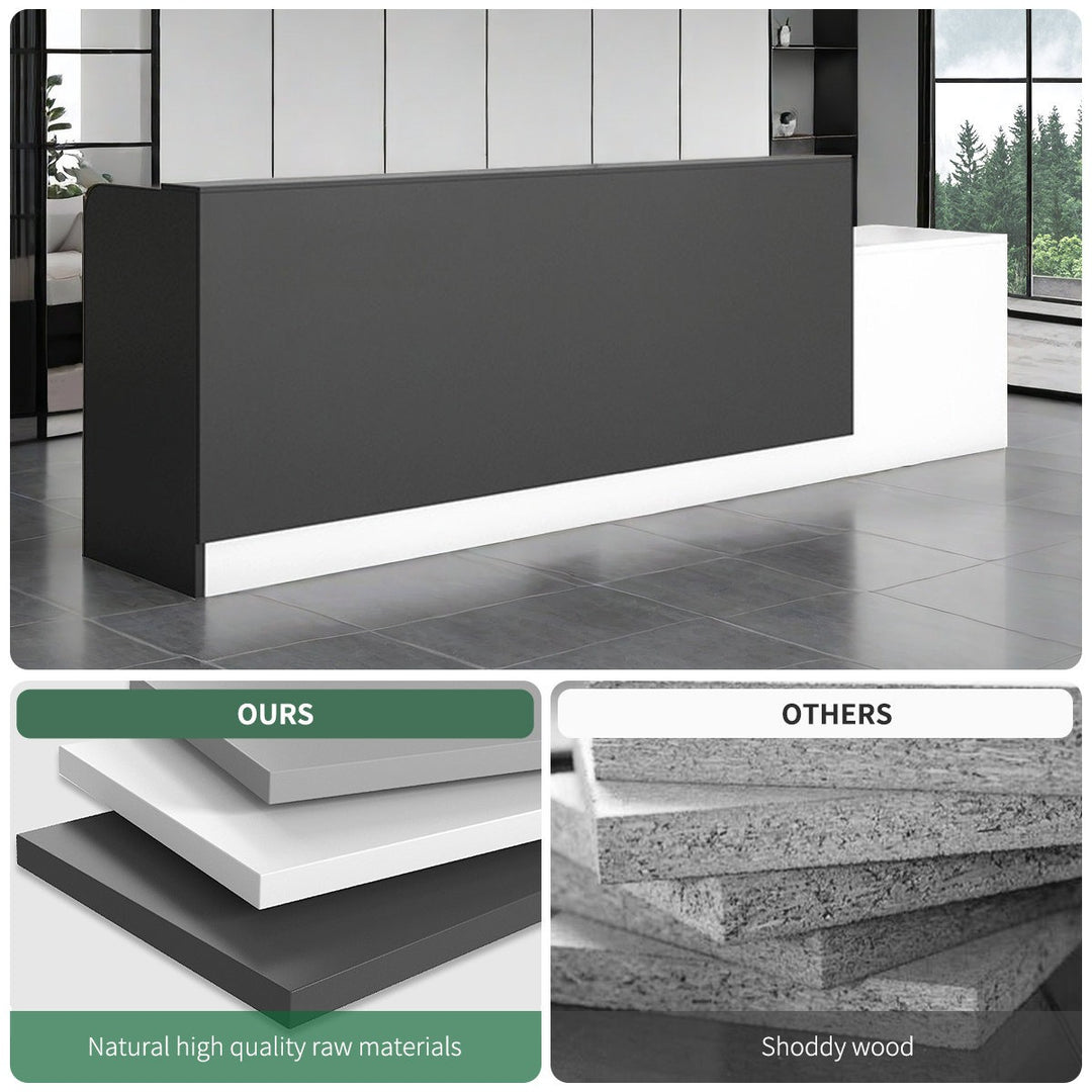 Aote Reception Table | Grey + White