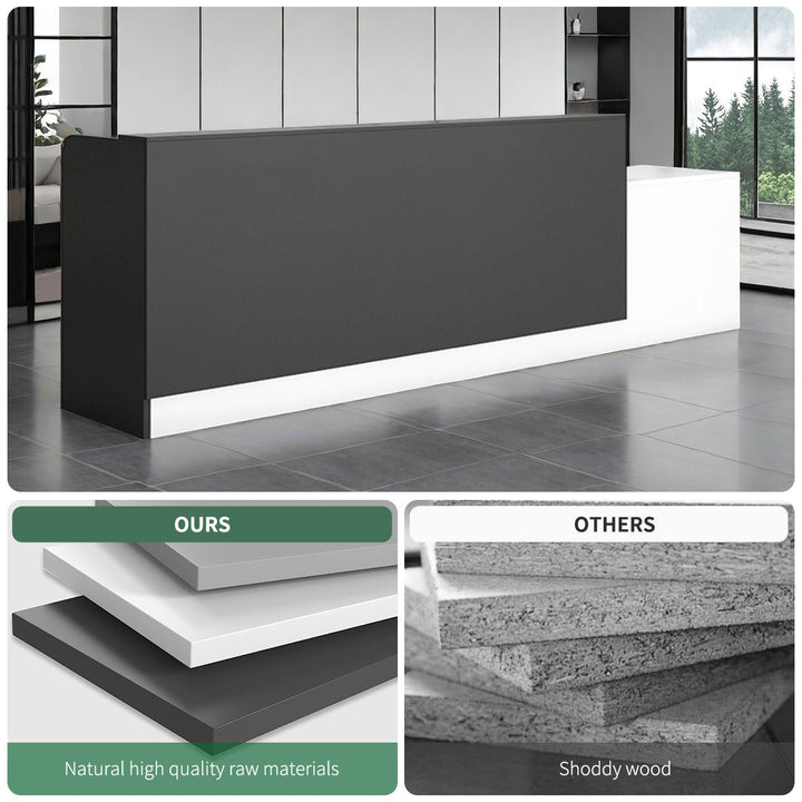Aote Reception Table | Grey + White