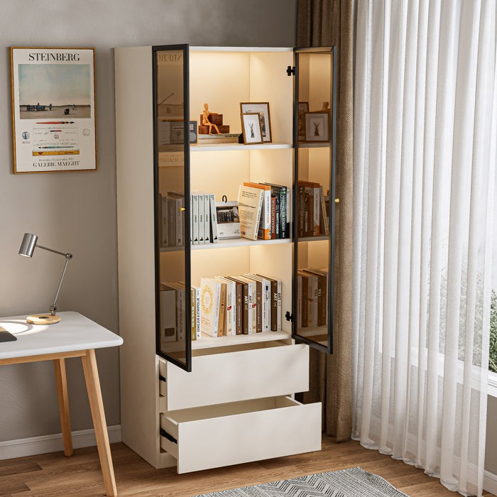 July Tall Crockery Unit | White