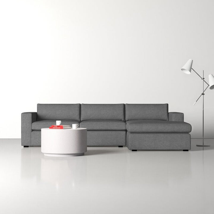 Cosmo Nest L-Shape Sofa | Grey | Right Facing