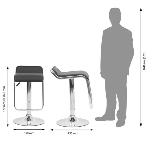 Leo Bar Stool |White