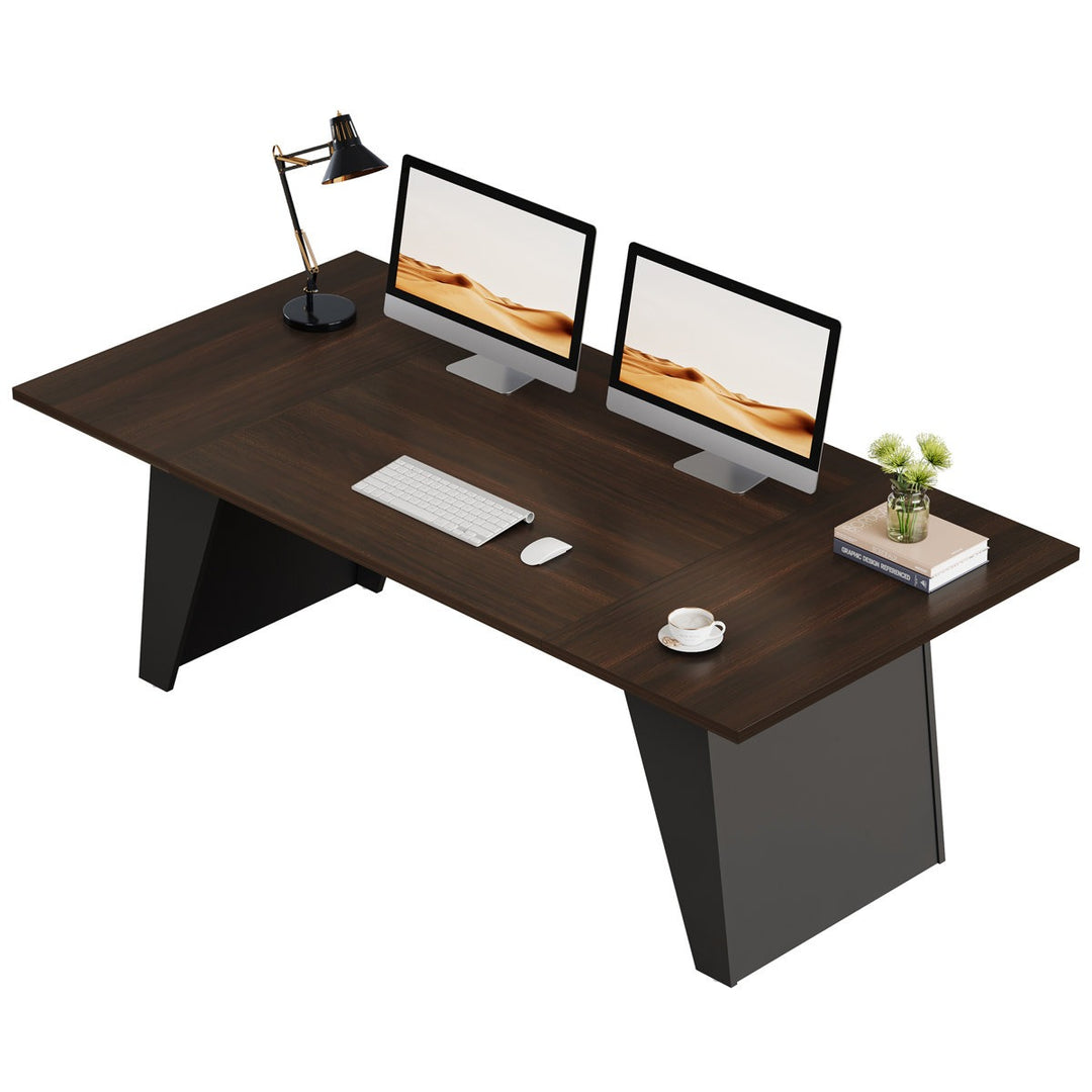 Hana  Boss Table | Brown & Black