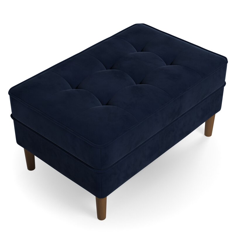 Diyas Ottoman | Navy Blue