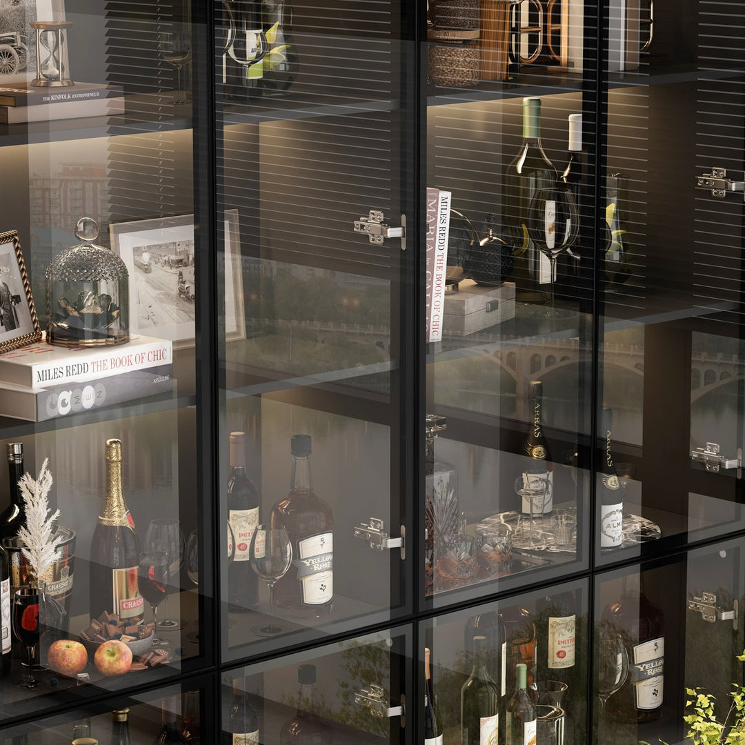Moco Tall Crockery Unit | Black