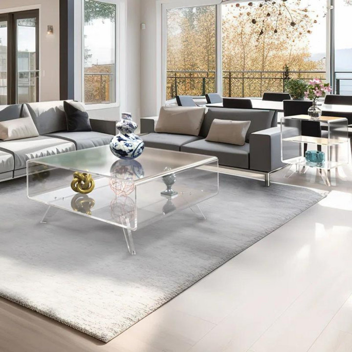 Saic Acrylic Coffee Table | Clear