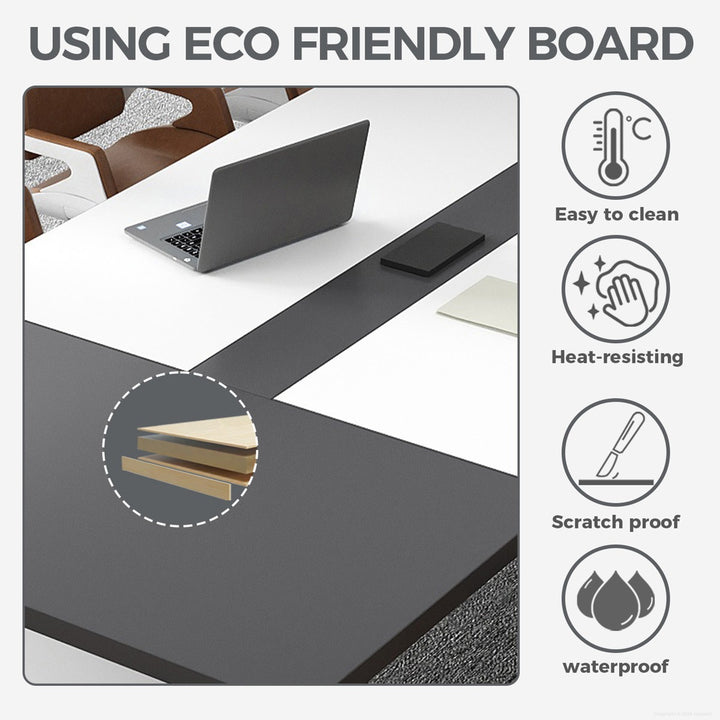 Alex  Conference table |White & Black