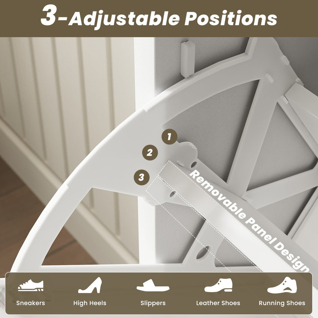 Kalyna Shoes Rack | White
