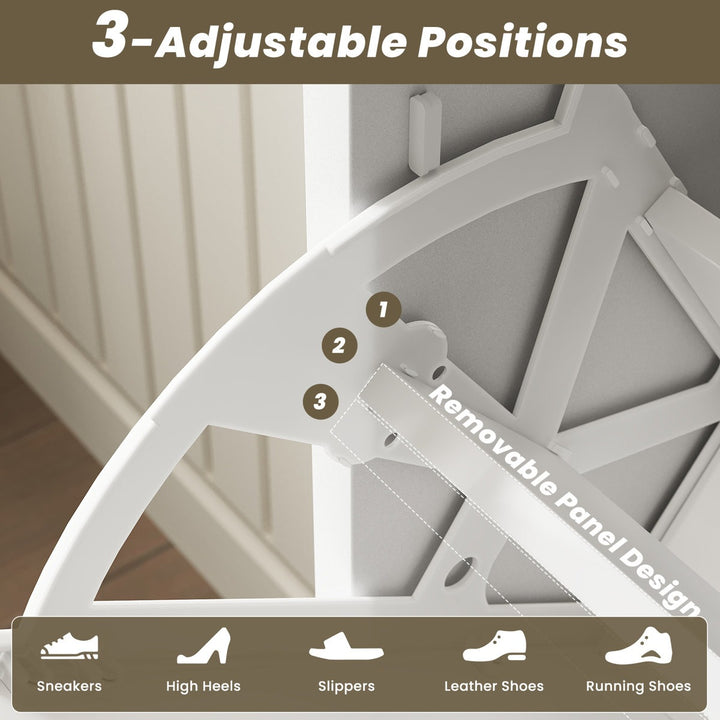 Kalyna Shoes Rack | White