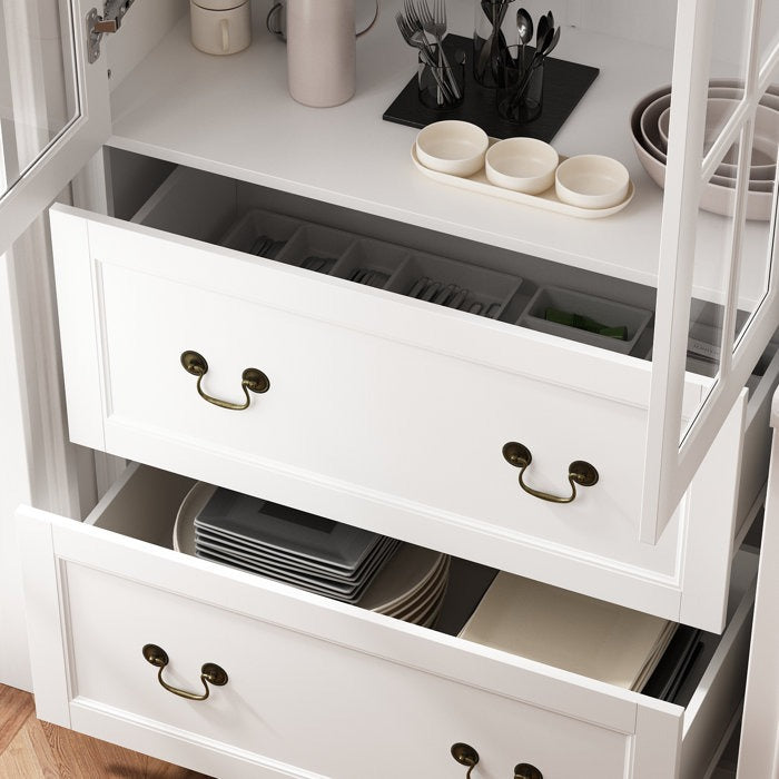 Zojo Tall Crockery Unit | White