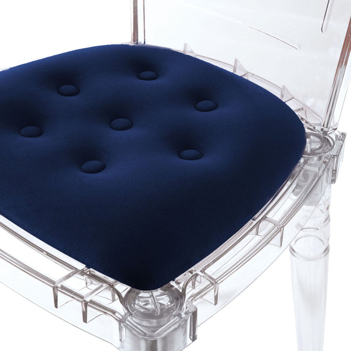 Anneliese Acrylic  Chair | Blue