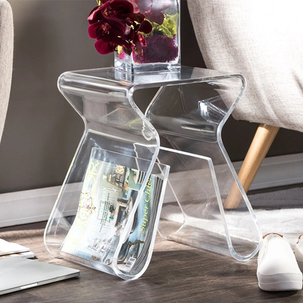 Linda End Table | Clear