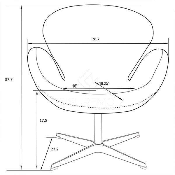 Theodore Egg Chair | Black