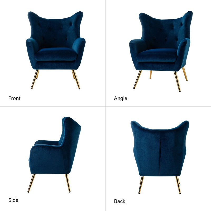 Wing Lounge Chair | Navy