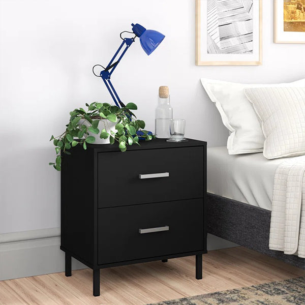 Jaxon Bedside Table | Black