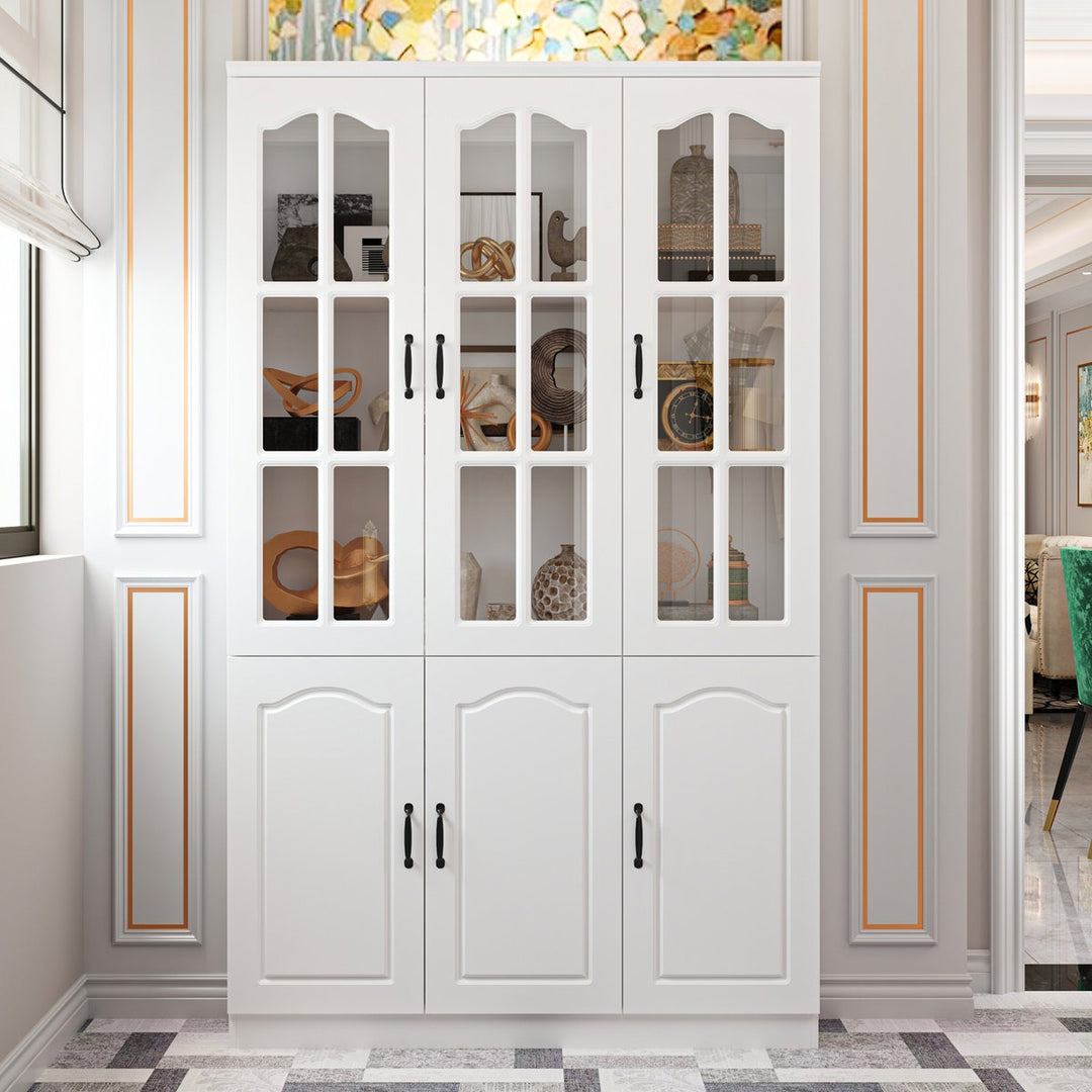 keji  Tall Crockery Unit |White