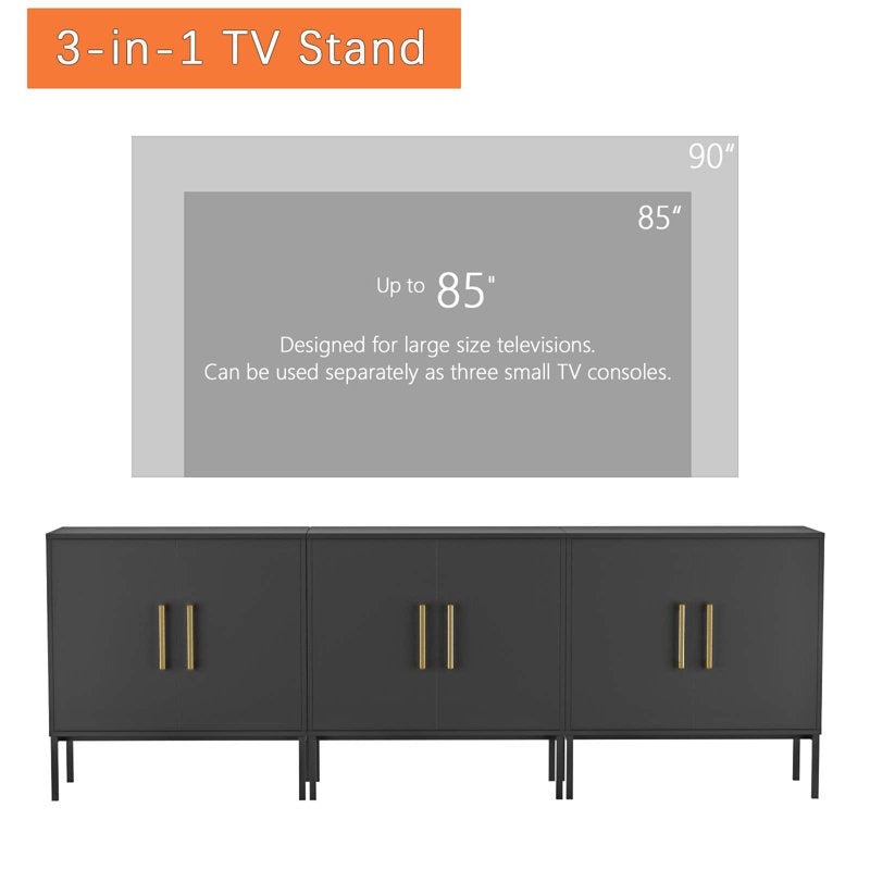 Sage TV Stand | Black | Large