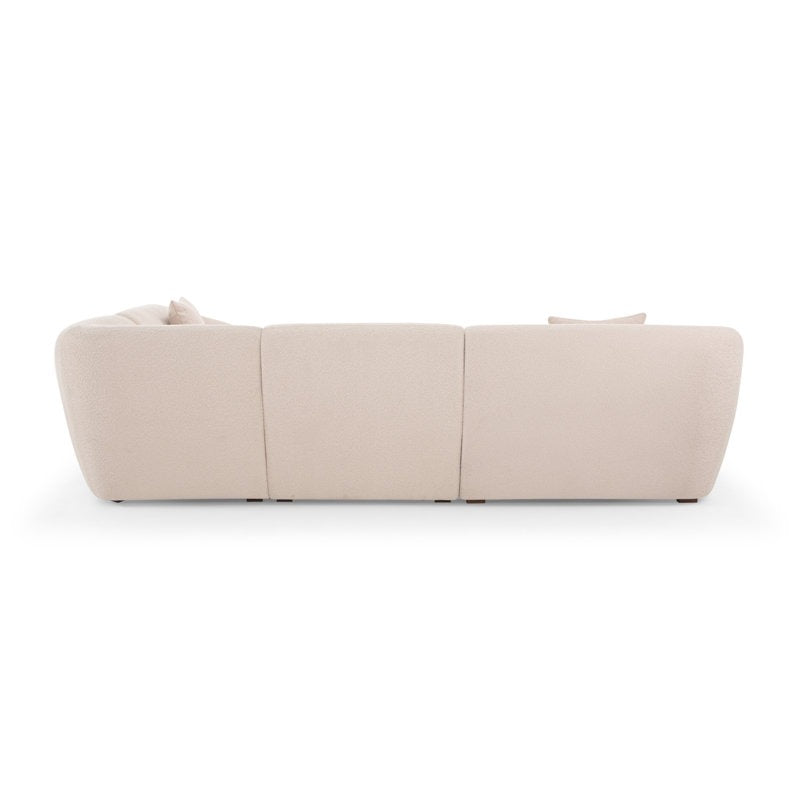 Texido L-Shape Sofa | Beige | Right Facing