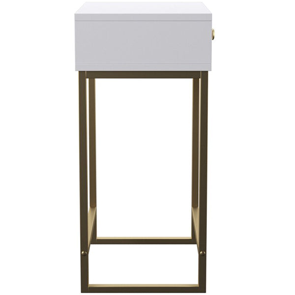 Sat End Table | White