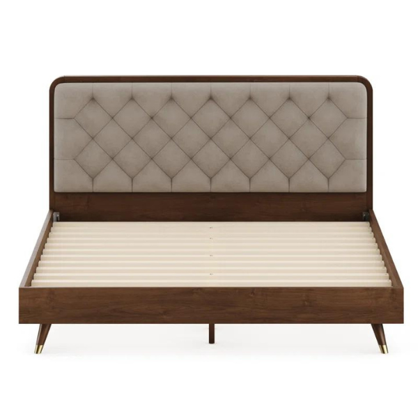 Regal Crest Wood Bed Without Storage | King | Grey Fabric