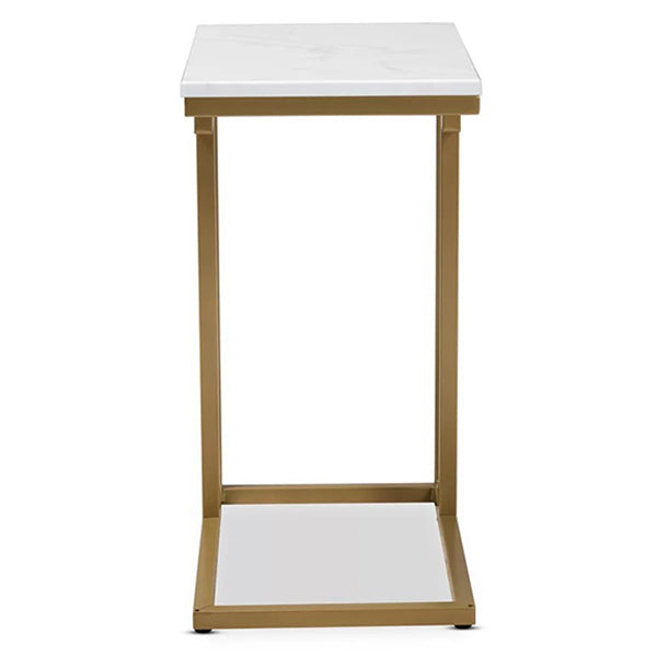 Renzo End Table | White