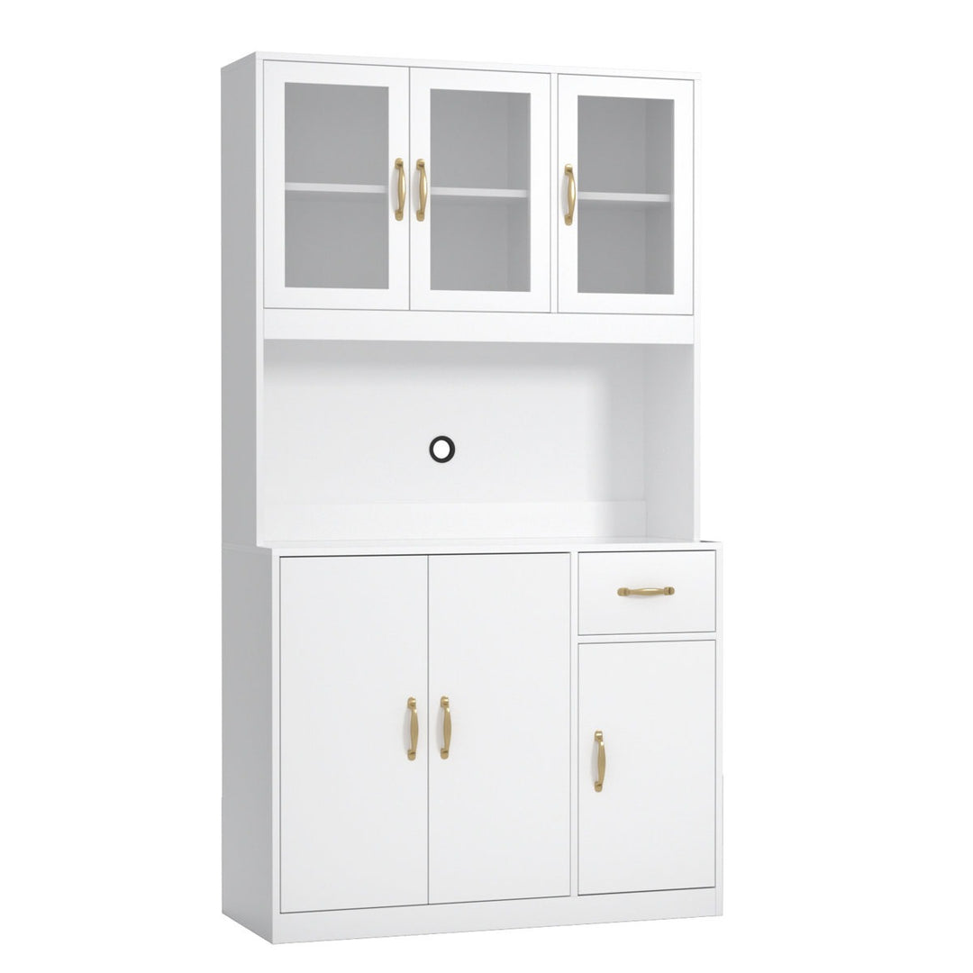 Ren Tall Crockery Unit | White