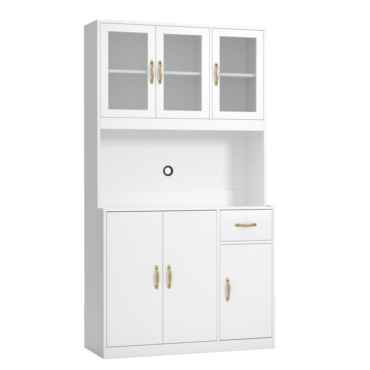 Ren Tall Crockery Unit | White