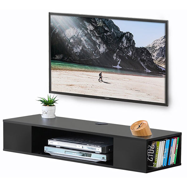 Ten Wall Mount Tv Unit | Black