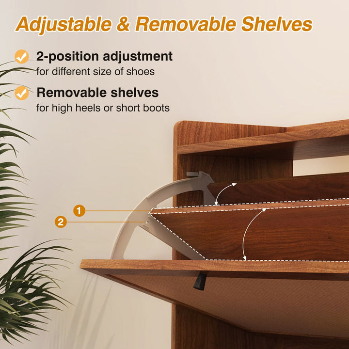 Halyna  Shoe Rack | Brown