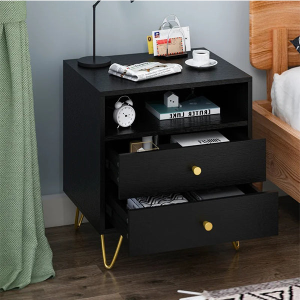 Andrew Bedside Table | Black