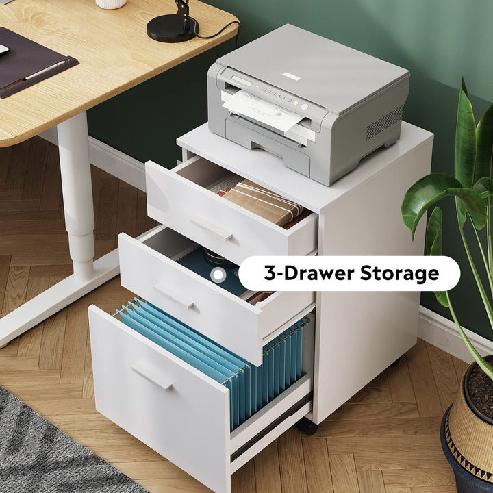 Tahi Pedestal Drawer | White