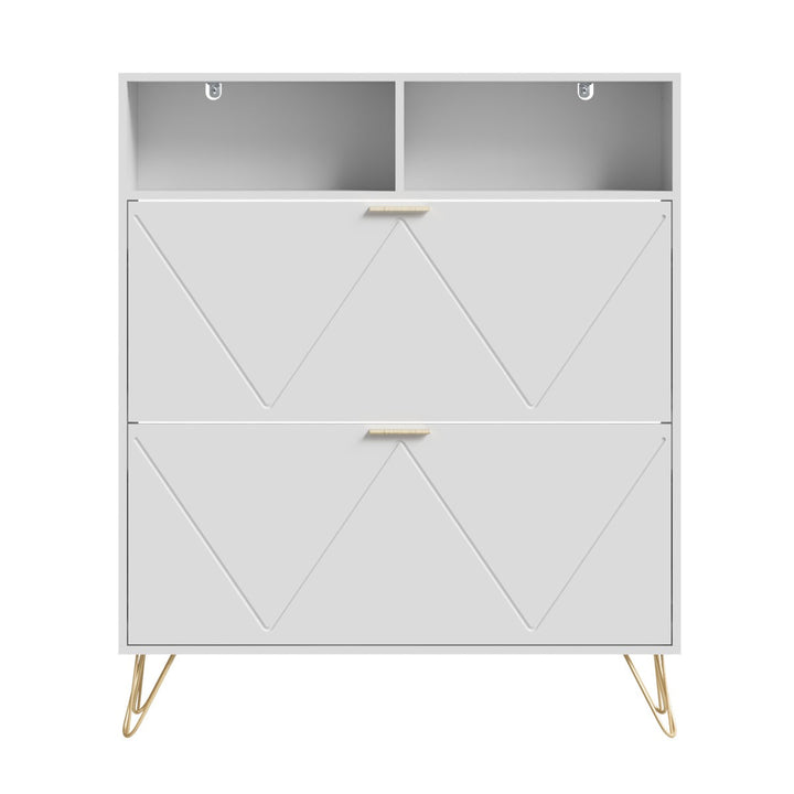 Saoirse  Shoe Rack | White