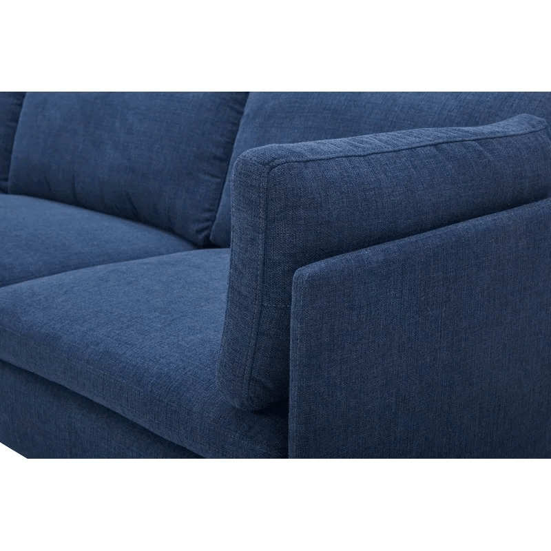 Union L Shape Sofa | Blue | Facing Left