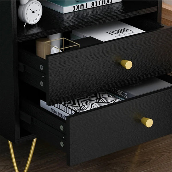 Andrew Bedside Table | Black