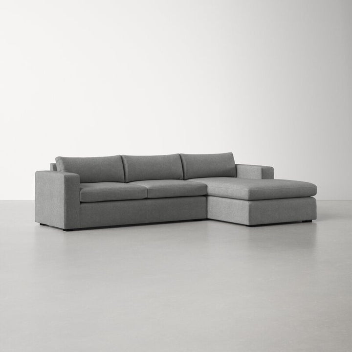 Cosmo Nest L-Shape Sofa | Grey | Right Facing